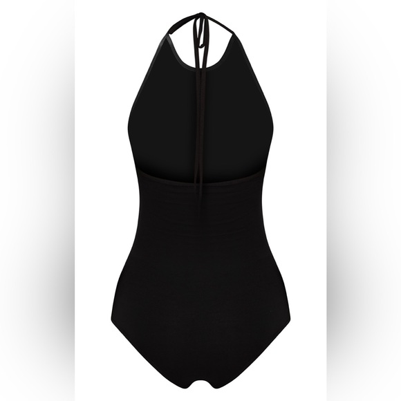 PRETTY LITTLE THING High Neck Embroidered Body Suit - Size 4 - EUC - Picture 2 of 5